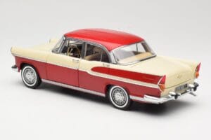 Simca Chambord Rosso & Avorio Norev 1:18 185721 Pressofusione — immagine 7 di 8