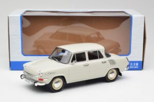 Skoda 1000 MB Grigio & Bianco MCG 1:18 MCG18275 Pressofusione — immagine 6 di 6