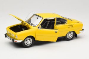Skoda 110R Coupe Giallo Abrex 1:18 118ABS-707GK Pressofusione — immagine 2 di 8