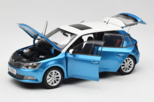 Skoda Fabia Mk3 Blu OEM 1:18 ZSF000004BLA Pressofusione — immagine 2 di 8