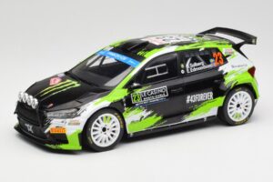 Skoda Fabia Rally2 #23 O. Solberg / E. Edmondson Rally Monte Carlo 2023 IXO 1:18 18RMC155A Pressofusione