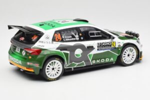 Skoda Fabia Rally2 #24 N. Gryazin / K. Aleksandrov Rally Monte Carlo 2023 IXO 1:18 18RMC155B Pressofusione — immagine 2 di 6