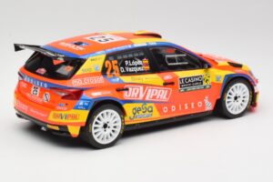 Skoda Fabia Rally2 #25 P. Lopez Rally Monte Carlo 2024 IXO 1:18 18RMC199 Pressofusione — immagine 2 di 6