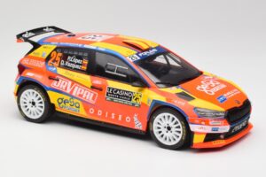 Skoda Fabia Rally2 #25 P. Lopez Rally Monte Carlo 2024 IXO 1:18 18RMC199 Pressofusione — immagine 4 di 6