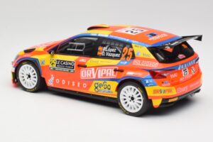 Skoda Fabia Rally2 #25 P. Lopez Rally Monte Carlo 2024 IXO 1:18 18RMC199 Pressofusione — immagine 5 di 6
