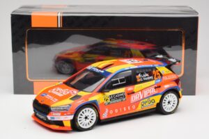 Skoda Fabia Rally2 #25 P. Lopez Rally Monte Carlo 2024 IXO 1:18 18RMC199 Pressofusione — immagine 6 di 6
