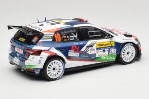 Skoda Fabia Rally2 #10 S. Wagner / G. Winter Barum Czech Rally Zlín 2024 IXO 1:18 18RMC221 Pressofusione — immagine 2 di 6