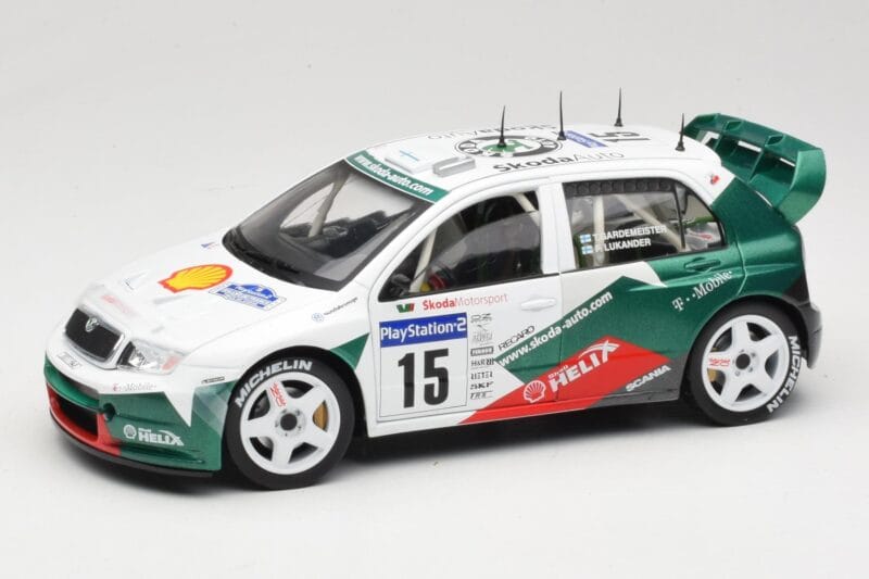 Skoda Fabia WRC #15 T. Gardemeister / P. Lukander WRC 1999 Solido 1:18 90457 Pressofusione