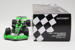 Stake F1 Team Kick Sauber C44 #77 V. Bottas Emilia Romagna GP 2024 Minichamps 1:18 117240177 Pressofusione — immagine 3 di 7