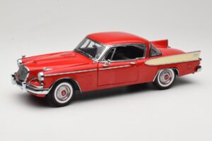 Studebaker Golden Hawk Apache Red Motor City 1:18 80009 Pressofusione