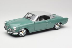 Studebaker Starliner Seafoam Verde & Shasta Bianco Maisto 1:18 31651 Pressofusione