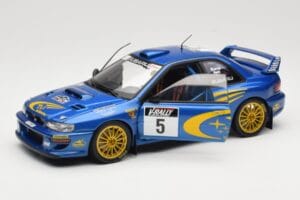 Subaru Impreza WRC #5 R. Burns / R. Reid Rally de France 1999 AUTOart 1:18 89993 Pressofusione — immagine 2 di 8
