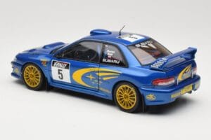 Subaru Impreza WRC #5 R. Burns / R. Reid Rally de France 1999 AUTOart 1:18 89993 Pressofusione — immagine 7 di 8