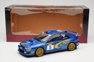 Subaru Impreza WRC #5 R. Burns / R. Reid Rally de France 1999 AUTOart 1:18 89993 Pressofusione — immagine 8 di 8
