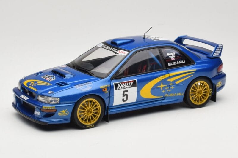 Subaru Impreza WRC #5 R. Burns / R. Reid Rally de France 1999 AUTOart 1:18 89993 Pressofusione