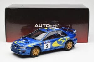 Subaru Impreza WRC #3 C. McRae / N. Grist Safari Rally Winner 1997 AUTOart 1:18 89792 Pressofusione — immagine 8 di 8