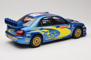 Subaru Impreza WRC S9 #7 P. Solberg / P. Mills Rally Great Britain 2003 Otto 1:12 G092 Resina — immagine 2 di 6