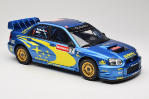 Subaru Impreza WRC S9 #7 P. Solberg / P. Mills Rally Great Britain 2003 Otto 1:12 G092 Resina — immagine 4 di 6