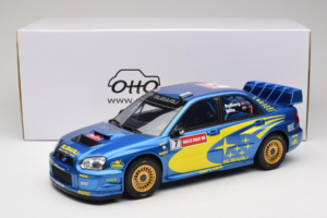 Subaru Impreza WRC S9 #7 P. Solberg / P. Mills Rally Great Britain 2003 Otto 1:12 G092 Resina — immagine 6 di 6