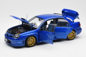 Subaru Impreza WRX STI GD Blu AUTOart 1:18 78681 Pressofusione — immagine 2 di 8