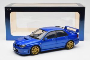 Subaru Impreza WRX STI GD Blu AUTOart 1:18 78681 Pressofusione — immagine 8 di 8