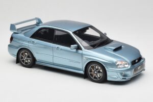 Subaru Impreza WRX STi WR1 GD P. Solberg Edition Ice Blue Metallic Otto 1:18 OT1114 Resina — immagine 4 di 6