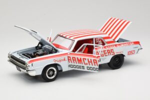 Dodge 330 Super Stock Ramchargers NHRA 1964 Highway 61 1:18 50044 Pressofusione — immagine 2 di 8