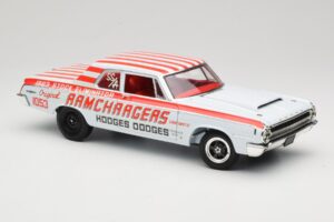 Dodge 330 Super Stock Ramchargers NHRA 1964 Highway 61 1:18 50044 Pressofusione — immagine 6 di 8