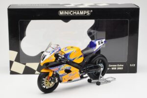 Suzuki GSX-R 1000 Team Alstare Corona Extra T. Corser WSB 2005 Minichamps 1:12 122052211 Pressofusione — immagine 6 di 6