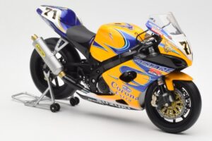 Suzuki GSX-R 1000 Team Alstare Corona Extra Y. Kagayama WSB 2005 Minichamps 1:12 122052271 Pressofusione — immagine 4 di 6