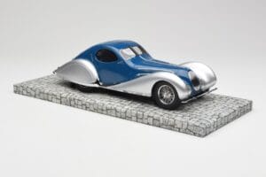 Talbot-Lago T150 C-SS Coupe Blu Argento Minichamps 1:18 107117122 Resina — immagine 4 di 6