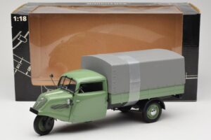 Tempo Dreirad Canvas Verde Minichamps 1:18 180099020 Pressofusione — immagine 8 di 8