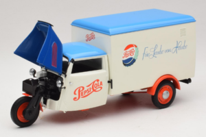 Tempo Dreirad Kastenwagen Pepsi Minichamps 1:18 150099024 Pressofusione — immagine 2 di 8