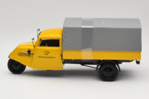 Tempo Hanseat Kastenwagen Deutsche Post Minichamps 1:18 TEMPO001 Pressofusione — immagine 3 di 6