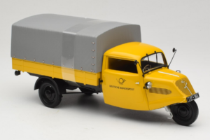 Tempo Hanseat Kastenwagen Deutsche Post Minichamps 1:18 TEMPO001 Pressofusione — immagine 4 di 6