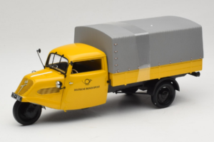 Tempo Hanseat Kastenwagen Deutsche Post Minichamps 1:18 TEMPO001 Pressofusione