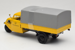 Tempo Hanseat Kastenwagen Deutsche Post Minichamps 1:18 TEMPO001 Pressofusione — immagine 5 di 6
