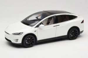 Tesla Model X Bianco OEM 1:18 TESLA001 Pressofusione