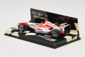 Toyota TF104 Panasonic #16 C. da Matta Panasonic Toyota Racing 2004 Minichamps 1:43 400040016 Pressofusione — immagine 3 di 5