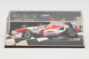 Toyota TF104 Panasonic #16 C. da Matta Panasonic Toyota Racing 2004 Minichamps 1:43 400040016 Pressofusione — immagine 4 di 5