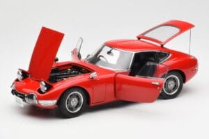 Toyota 2000 GT Rosso AUTOart 1:18 78741 Pressofusione — immagine 2 di 8