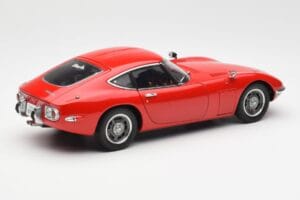 Toyota 2000 GT Rosso AUTOart 1:18 78741 Pressofusione — immagine 3 di 8