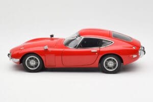 Toyota 2000 GT Rosso AUTOart 1:18 78741 Pressofusione — immagine 4 di 8