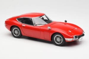 Toyota 2000 GT Rosso AUTOart 1:18 78741 Pressofusione — immagine 6 di 8