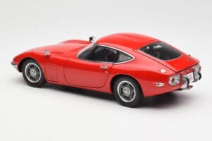 Toyota 2000 GT Rosso AUTOart 1:18 78741 Pressofusione — immagine 7 di 8