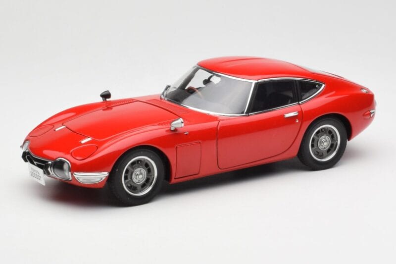 Toyota 2000 GT Rosso AUTOart 1:18 78741 Pressofusione