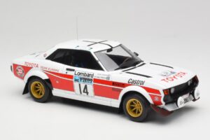 Toyota Celica 2000 GT RA21 #14 P-I. Walfridson RAC Rally 1977 IXO 1:18 18RMC189B Pressofusione — immagine 4 di 6