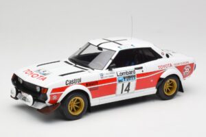 Toyota Celica 2000 GT RA21 #14 P-I. Walfridson RAC Rally 1977 IXO 1:18 18RMC189B Pressofusione