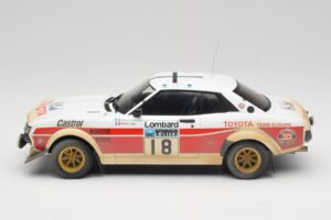 Toyota Celica 2000 GT RA21 #18 J-L. Therier RAC Rally 1977 IXO 1:18 18RMC189C Pressofusione — immagine 3 di 6