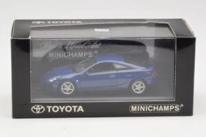 Toyota Celica T200 Blu Scuro Minichamps 1:43 TOYOTA006 Pressofusione — immagine 4 di 4